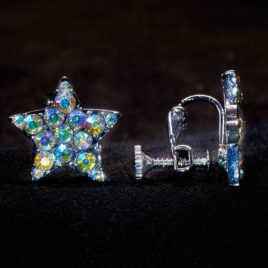 AB star earrings