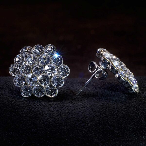 crystal cluster earrings