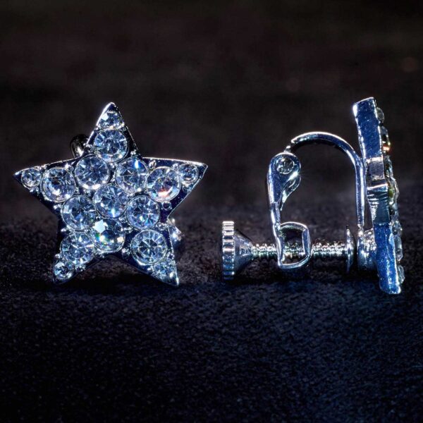 crystal star earrings