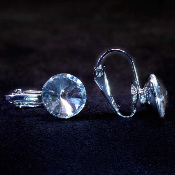 crystal stud earrings