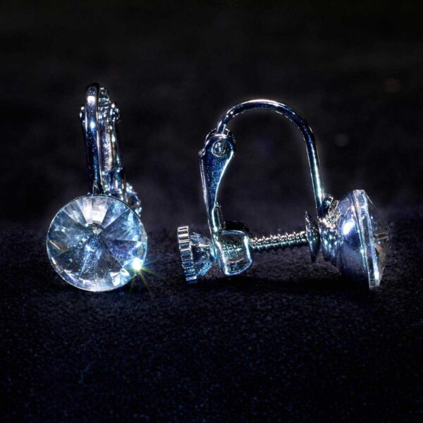 crystal stud earrings