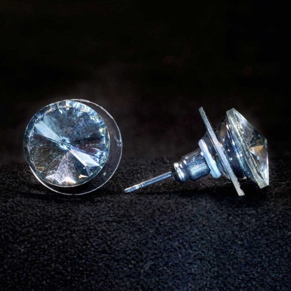 crystal stud earrings