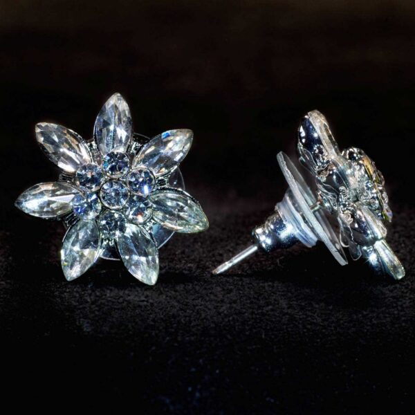 crystal sunflower earrings