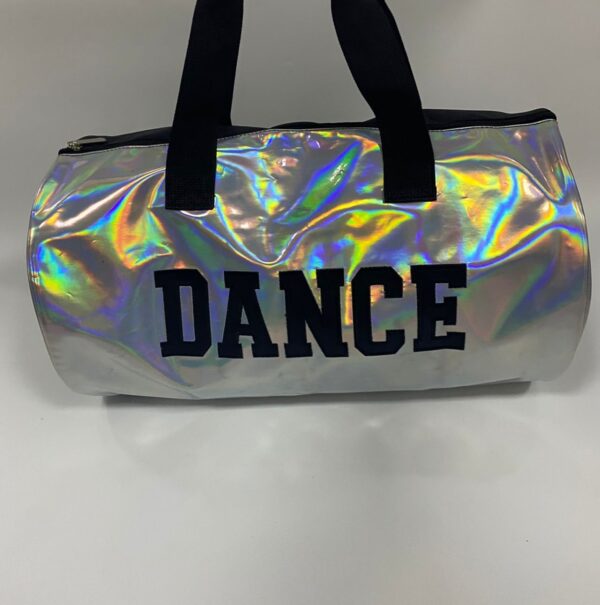 Dance Duffel Bag - Holographic PU/Polyester - Black