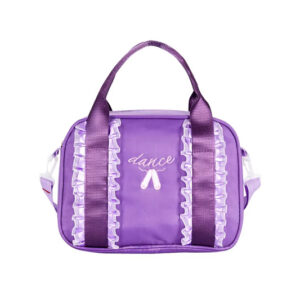 Dance Bag with Ruffles - Child/Purple