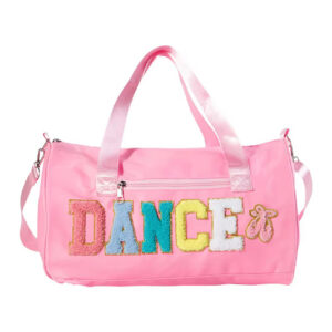 Dance Duffel Bag - Pink/Multi Lettering